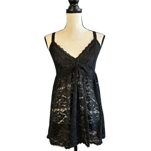 Torrid Sexy Black Lace Nightgown Lingerie Size Large NWT
